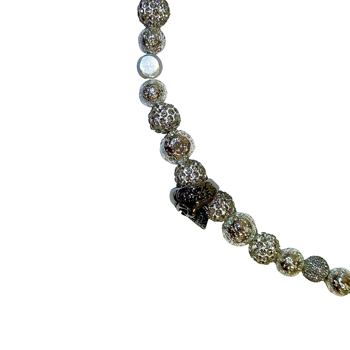 WHITE SKULL NECKLACE