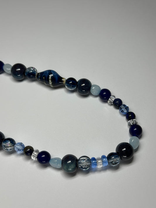 1 OF 1 BLUE SEA NECKLACE