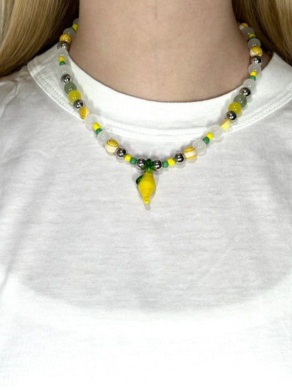 1 OF 1 LEMON NECKLACE