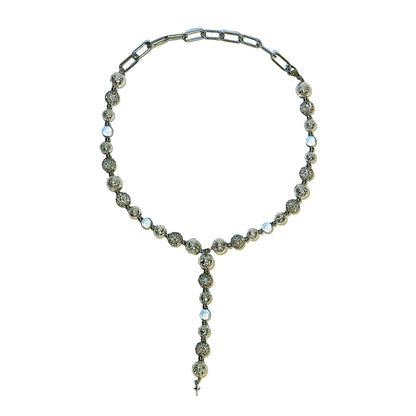 WHITE GLOWING ROSARY