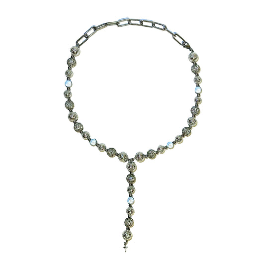 WHITE GLOWING ROSARY
