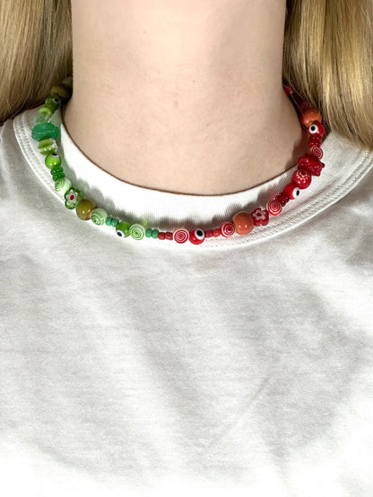 1 OF 1 RED & GREEN